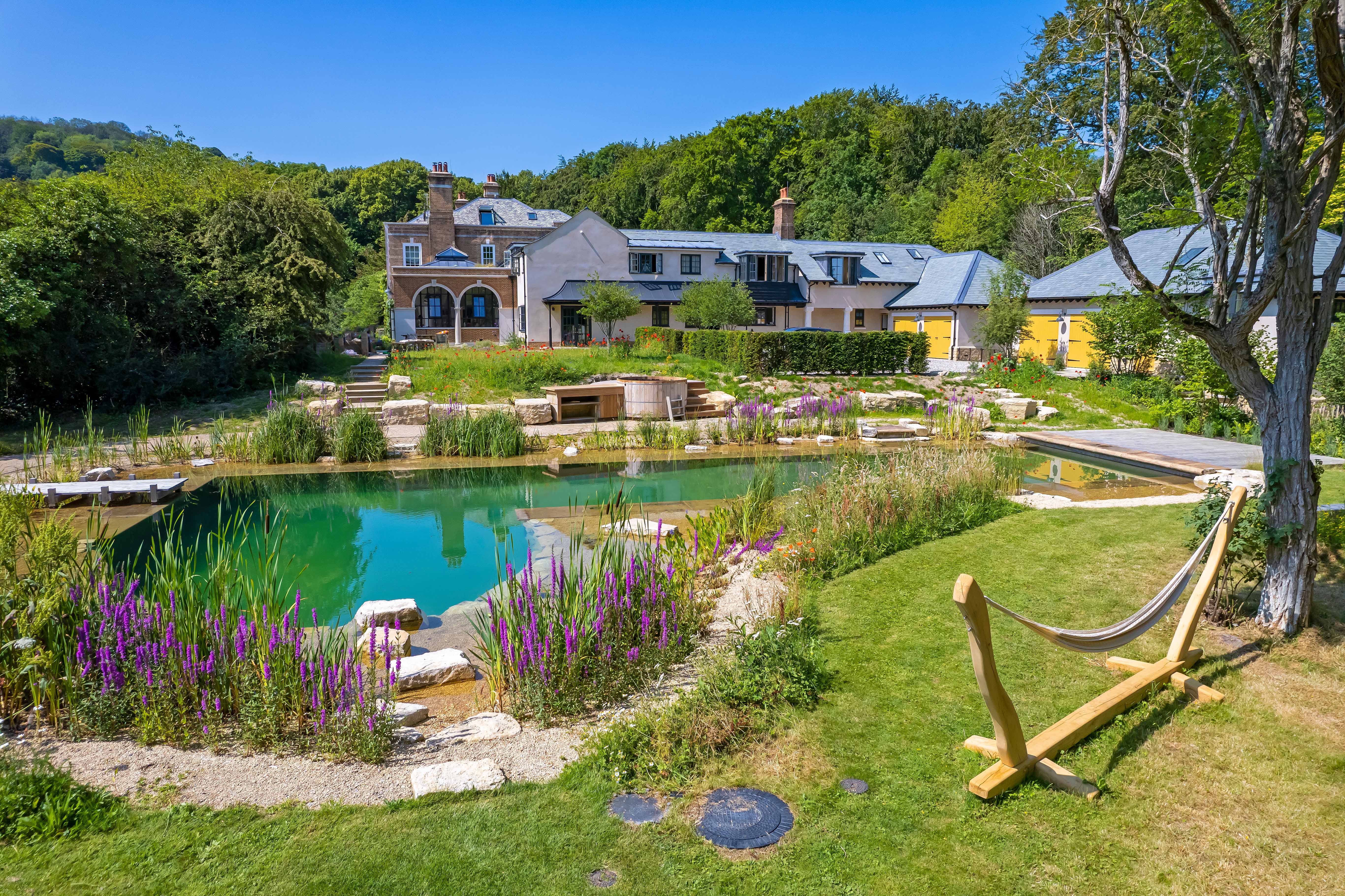 Natural swimming pool image